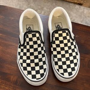 Vans Checkerboard Slip Ons